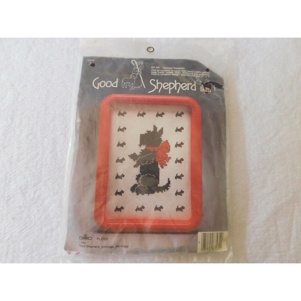 Vintage Good Shepherd Needlepoint Kit No. 803534  1985